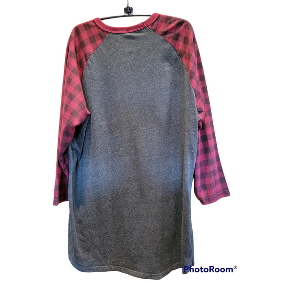 Luxury Top Baseball Style Tunic TShirt Sz2XL Round Neck - Picture 1 of 3